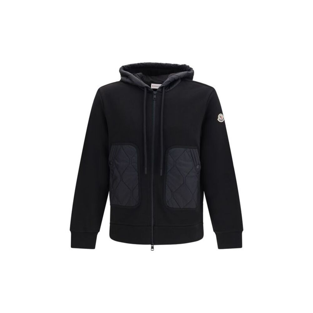 Moncler Black Cotton Men's Sweatshirt